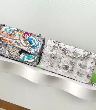 Chanel Sequined Embroidered Flap Bags In Artistic Patterns #A52509