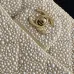 Chanel Black Beaded Classic Flap Bag With Chain Strap For Timeless Elegance #A50046