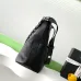 Chanel Black Quilted Leather Bucket Bag With Chain And Logo Accents #A50981