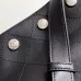 Chanel Black Quilted Leather Bucket Bag With Chain And Logo Accents #A50981