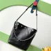 Chanel Black Quilted Leather Bucket Bag With Chain And Logo Accents #A50981