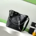 Chanel Black Quilted Leather Bucket Bag With Chain And Logo Accents #A50981