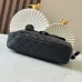 Chic Black Chanel Quilted Bag With Signature Logo Accent For Timeless Luxury #A49788