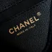 Chanel Mini Round Messenger Flap Bag White Caviar Antique Gold Hardware #A49213