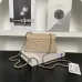 Chanel Gold Quilted Leather Mini Flap Bag With Chain Strap For Luxe Everyday Styling #A50045