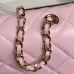 Chanel Gold Quilted Leather Mini Flap Bag With Chain Strap For Luxe Everyday Styling #A50045