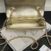 Chanel Gold Quilted Leather Mini Flap Bag With Chain Strap For Luxe Everyday Styling #A50045