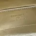 Chanel Gold Quilted Leather Mini Flap Bag With Chain Strap For Luxe Everyday Styling #A50045