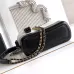Chanel Women's Bucket Bag - Black &amp; White Quilted Leather, Gold-Tone CC Logo &amp; Two-Tone Chain Strap, Stylish Crossbody Bag for Luxury Fashion #A56750
