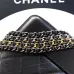 Chanel Women's Bucket Bag - Black &amp; White Quilted Leather, Gold-Tone CC Logo &amp; Two-Tone Chain Strap, Stylish Crossbody Bag for Luxury Fashion #A56750
