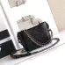 Chanel Women's Bucket Bag - Black &amp; White Quilted Leather, Gold-Tone CC Logo &amp; Two-Tone Chain Strap, Stylish Crossbody Bag for Luxury Fashion #A56750