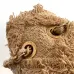 Chanel Women's Evening Bag - Beige Textured Fabric with Fringe Details, Gold-Tone CC Logo &amp; Chain Strap, Luxury Clutch for Elegant Occasions #A56743