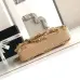 Chanel Women's Evening Bag - Beige Textured Fabric with Fringe Details, Gold-Tone CC Logo &amp; Chain Strap, Luxury Clutch for Elegant Occasions #A56743