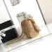 Chanel Women's Evening Bag - Beige Textured Fabric with Fringe Details, Gold-Tone CC Logo &amp; Chain Strap, Luxury Clutch for Elegant Occasions #A56743