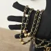 Small vanity with chain - Shiny calfskin &amp; gold-tone metal , black #A49185