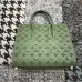 Christian Louboutin Olive Green Studded Leather Handbag With Signature Motifs #A52419
