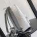 Dior Oblique Pattern Light Gray Backpack With Contrast Leather Trim For Stylish Functionality #A50078