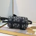 DIOR Blue Oblique Print Fabric Bag #A61246