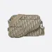Dior Beige Oblique Pattern Crossbody Bag With Signature Strap And Pouch  size:23×17×4cm #A54108
