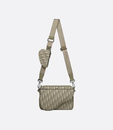 Dior Beige Oblique Pattern Crossbody Bag With Signature Strap And Pouch  size:23×17×4cm #A54108