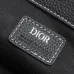 Dior Black Leather Backpack With Minimalist Design And Functional Pockets For Timeless Utility#A50067