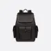 Dior Black Leather Backpack With Minimalist Design And Functional Pockets For Timeless Utility#A50067