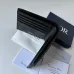 Dior Black Leather Wallet With Embossed Signature Pattern And Luxury Branding #A50111