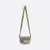 Dior Olive Green Oblique Pattern Crossbody Bag With Signature Lock Design  size:19×13×4cm #A54109