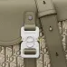 Dior Olive Green Oblique Pattern Crossbody Bag With Signature Lock Design size:23×17×6cm #A54106