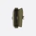 Dior Olive Green Oblique Pattern Crossbody Bag With Signature Lock Design size:23×17×6cm #A54106