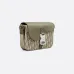 Dior Olive Green Oblique Pattern Crossbody Bag With Signature Lock Design size:23×17×6cm #A54106