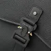 Dior Black Leather Briefcase With Signature Lock And Versatile Carry Options size:16×7×0.8cm #A54104