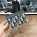 Dior Mini Card Holders With Signature Oblique Pattern And Gold D - Charm #A50112