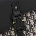 Dior Oblique Pattern Crossbody Bag With Contrast Leather Flap And Signature Lock Description #A50082