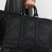 Dior Black Quilted Leather Duffle Bag With Versatile Straps For Luxury Travel And Stylish Trips  #A50066