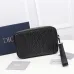 Dior Geometric Pattern Clutch Bags in Black and Gray for Sophisticated Accessorizing #A50083