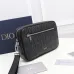 Dior Geometric Pattern Clutch Bags in Black and Gray for Sophisticated Accessorizing #A50083
