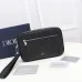 Dior Geometric Pattern Clutch Bags in Black and Gray for Sophisticated Accessorizing #A50083