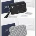 Dior Geometric Pattern Clutch Bags in Black and Gray for Sophisticated Accessorizing #A50083