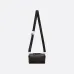 Sleek Black Dior Leather Crossbody Bag for Timeless Everyday Elegance  size:22×10×12cm #A54110