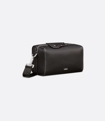 Sleek Black Dior Leather Crossbody Bag for Timeless Everyday Elegance  size:22×10×12cm #A54110