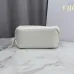 Dior Bow Lambskin Clutch S3900 White 20x11x8cm #A62936