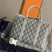 Elegant Grey Patterned Dior Briefcase for Sophisticated Business and Travel size:35×27×6cm #A54112