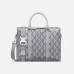 Elegant Grey Patterned Dior Briefcase for Sophisticated Business and Travel size:35×27×6cm #A54112