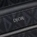 Dior CD Diamond Rider backpack 1:1 original Quality Gray/Black #999934425