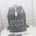 Dior Geometric Pattern Backpacks In Dual Tones For Contemporary Luxury And Functionality Description #A50074