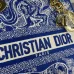 Dior Lady D - Lite Bag With Blue Toile De Jouy Print And Branded Strap size:24×20×11cm #A53708