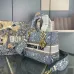 Dior Lady D - Lite Bag With Blue Toile De Jouy Print And Branded Strap size:24×20×11cm #A53708