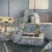 Dior Lady D - Lite Bag With Blue Toile De Jouy Print And Branded Strap size:24×20×11cm #A53708