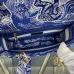Dior Lady D - Lite Bag With Blue Toile De Jouy Print And Branded Strap size:24×20×11cm #A53708